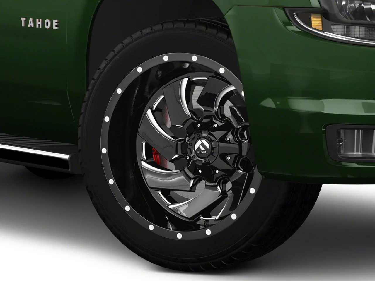 Fuel Wheels Cleaver Gloss Black Milled 6-Lug Wheel; 22x10; -13mm Offset (15-20 Tahoe)