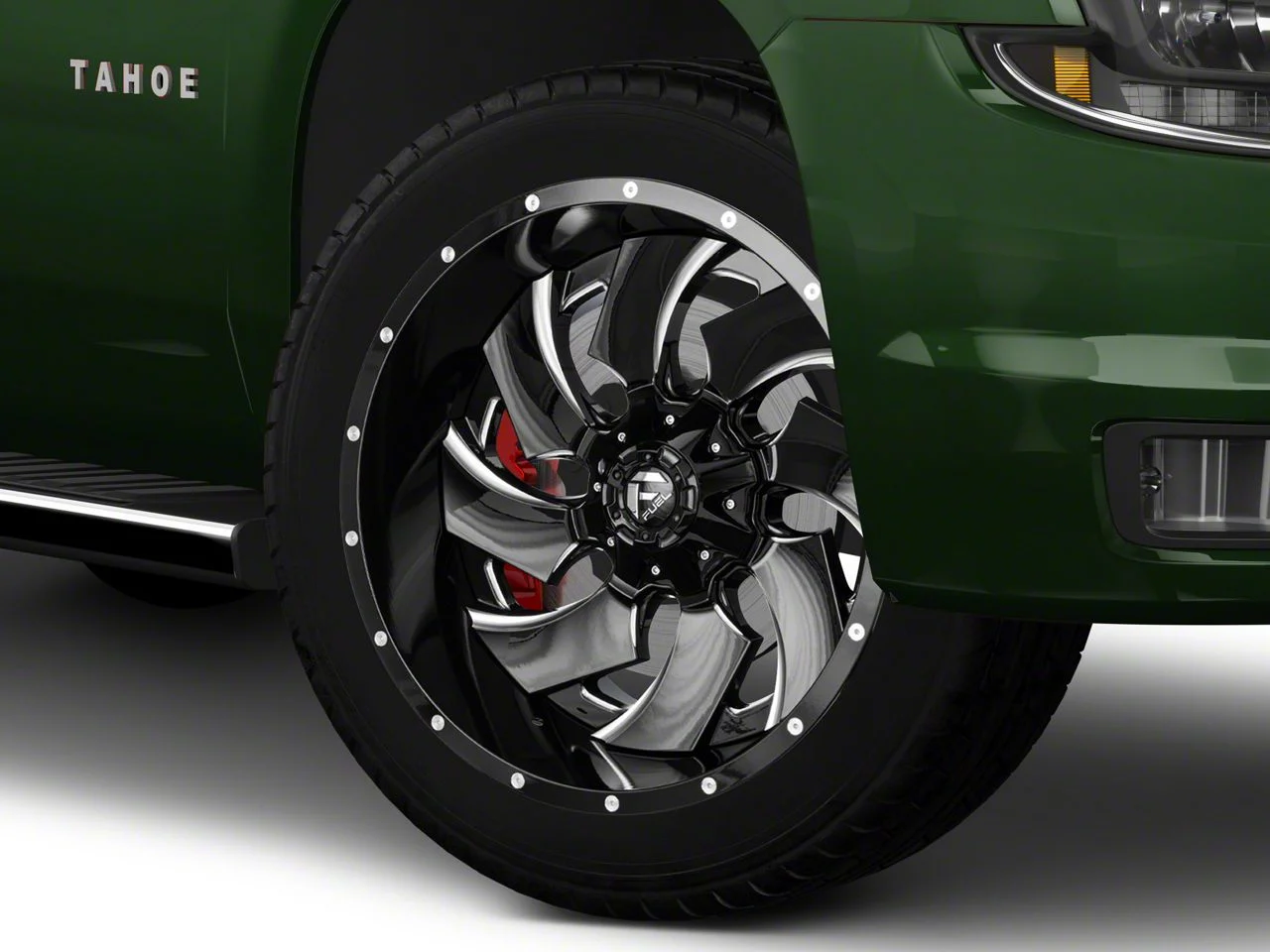 Fuel Wheels Cleaver Gloss Black Milled 6-Lug Wheel; 22x12; -44mm Offset (15-20 Tahoe)