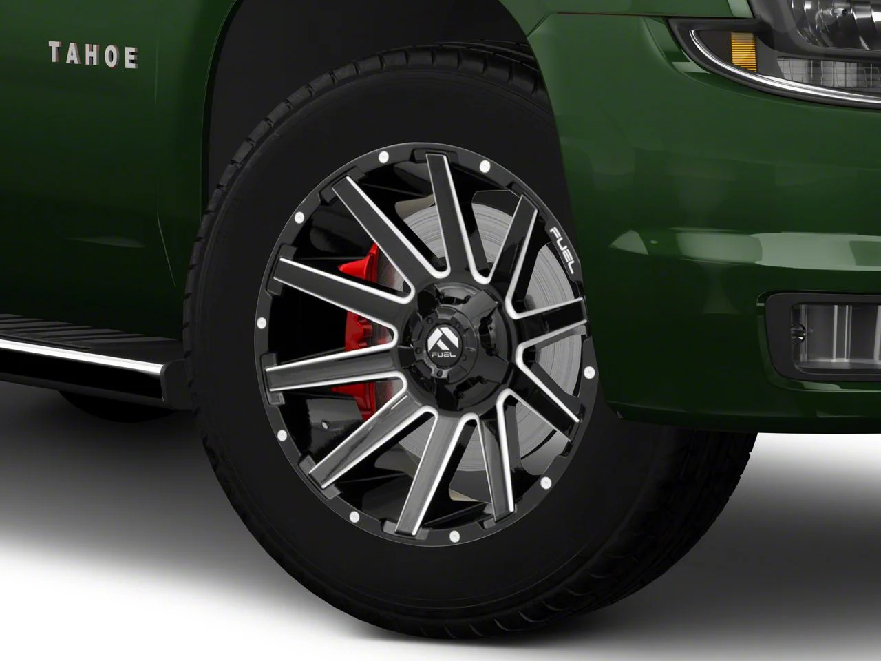 Fuel Wheels Contra Gloss Black Milled 6-Lug Wheel; 20x9; 19mm Offset (15-20 Tahoe)