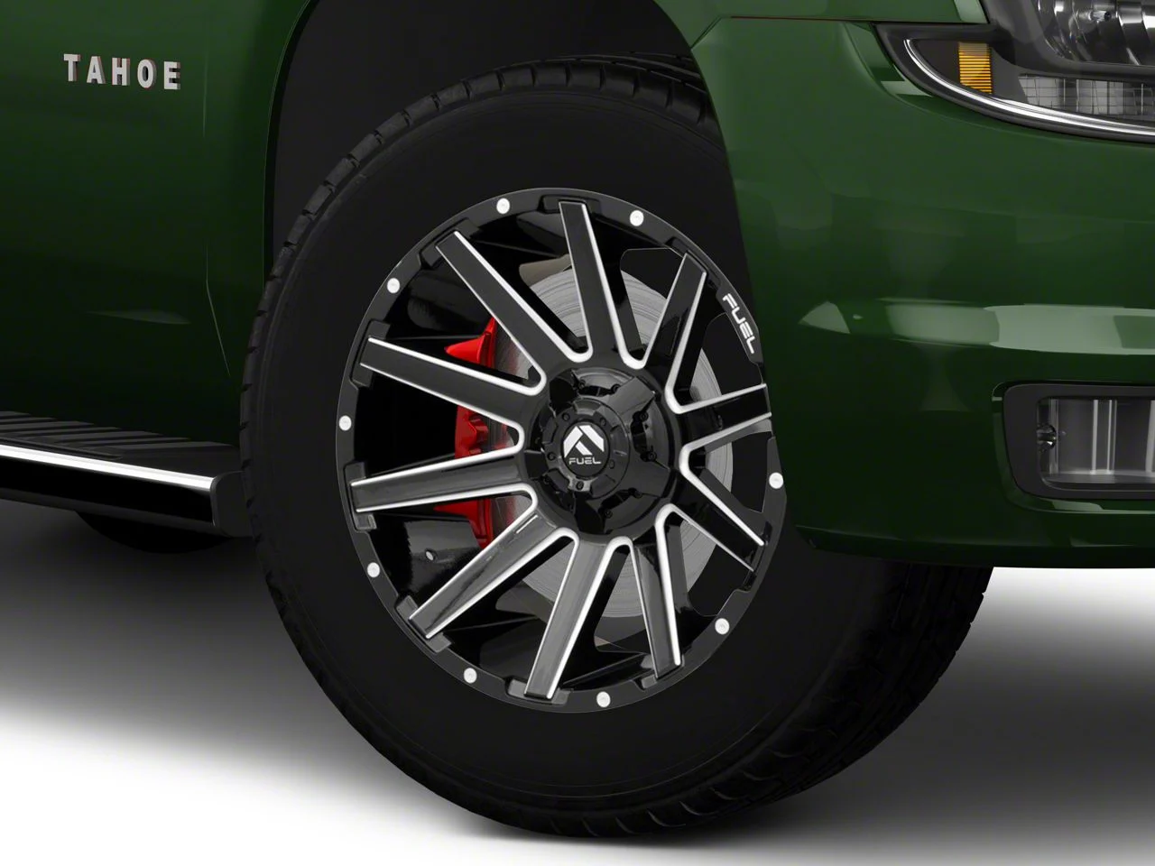 Fuel Wheels Contra Gloss Black Milled 6-Lug Wheel; 20x9; 20mm Offset (15-20 Tahoe)
