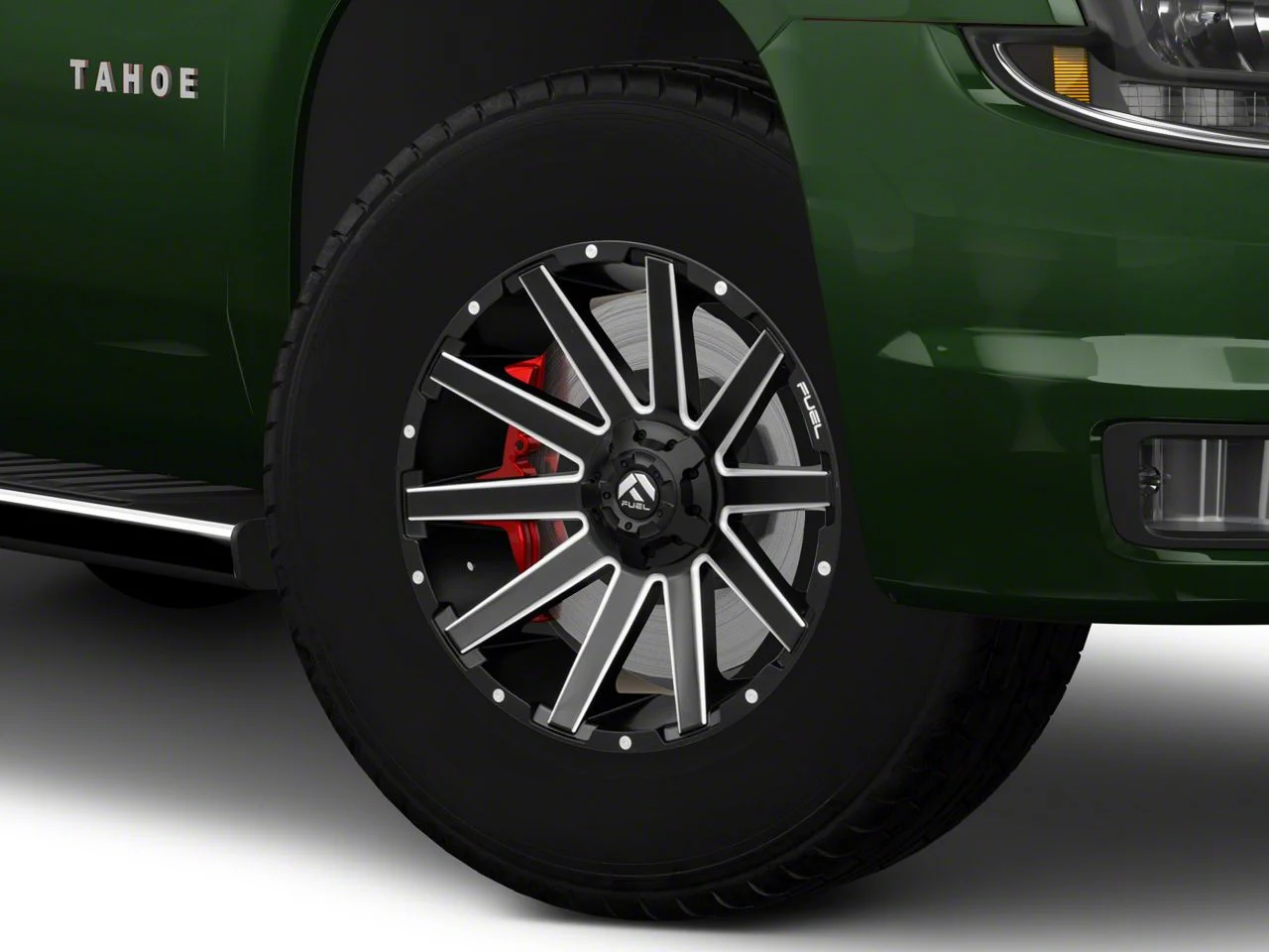 Fuel Wheels Contra Matte Black Milled 6-Lug Wheel; 18x9; -12mm Offset (15-20 Tahoe)
