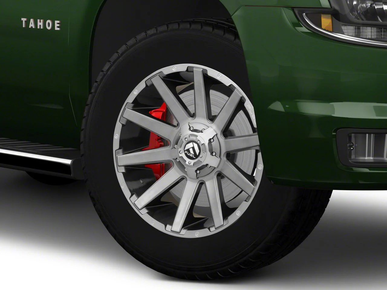 Fuel Wheels Contra Platinum Brushed Gunmetal 6-Lug Wheel; 20x9; 2mm Offset (15-20 Tahoe)