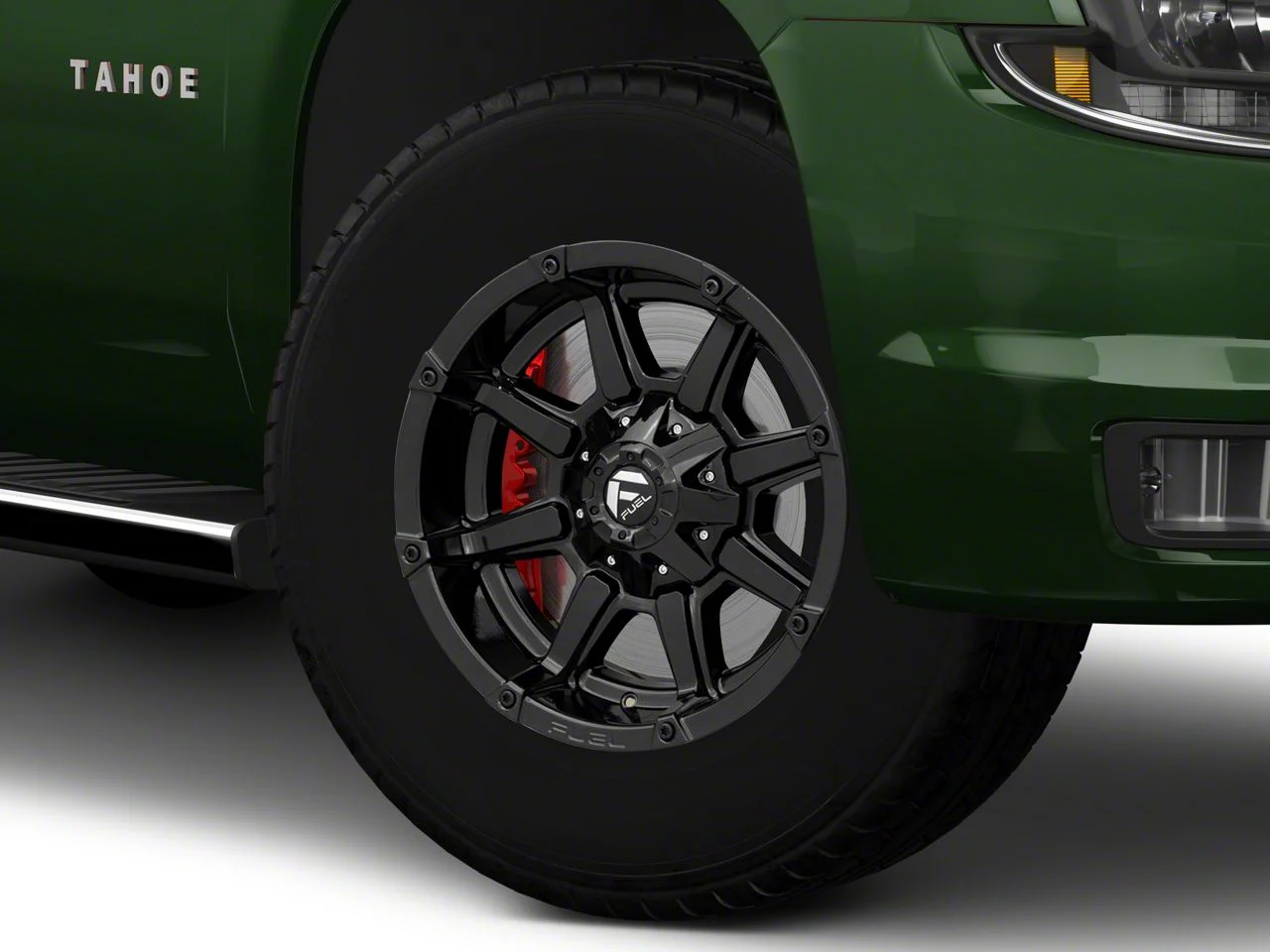 Fuel Wheels Coupler Gloss Black 6-Lug Wheel; 18x9; 1mm Offset (15-20 Tahoe)