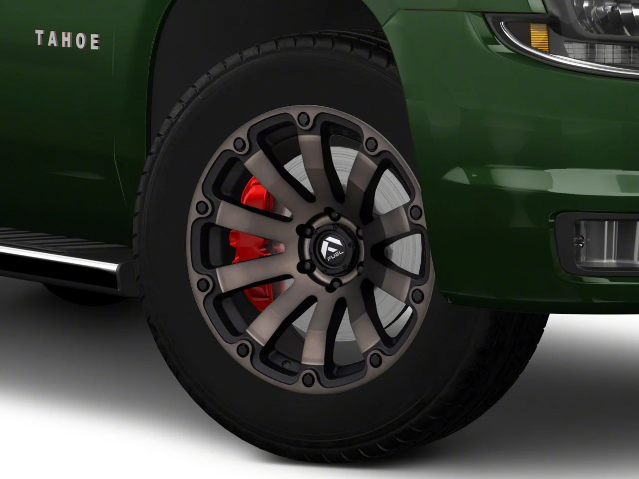 Fuel Wheels Diesel Matte Black Double Dark Tint 6-Lug Wheel; 20x10; -18mm Offset (15-20 Tahoe)