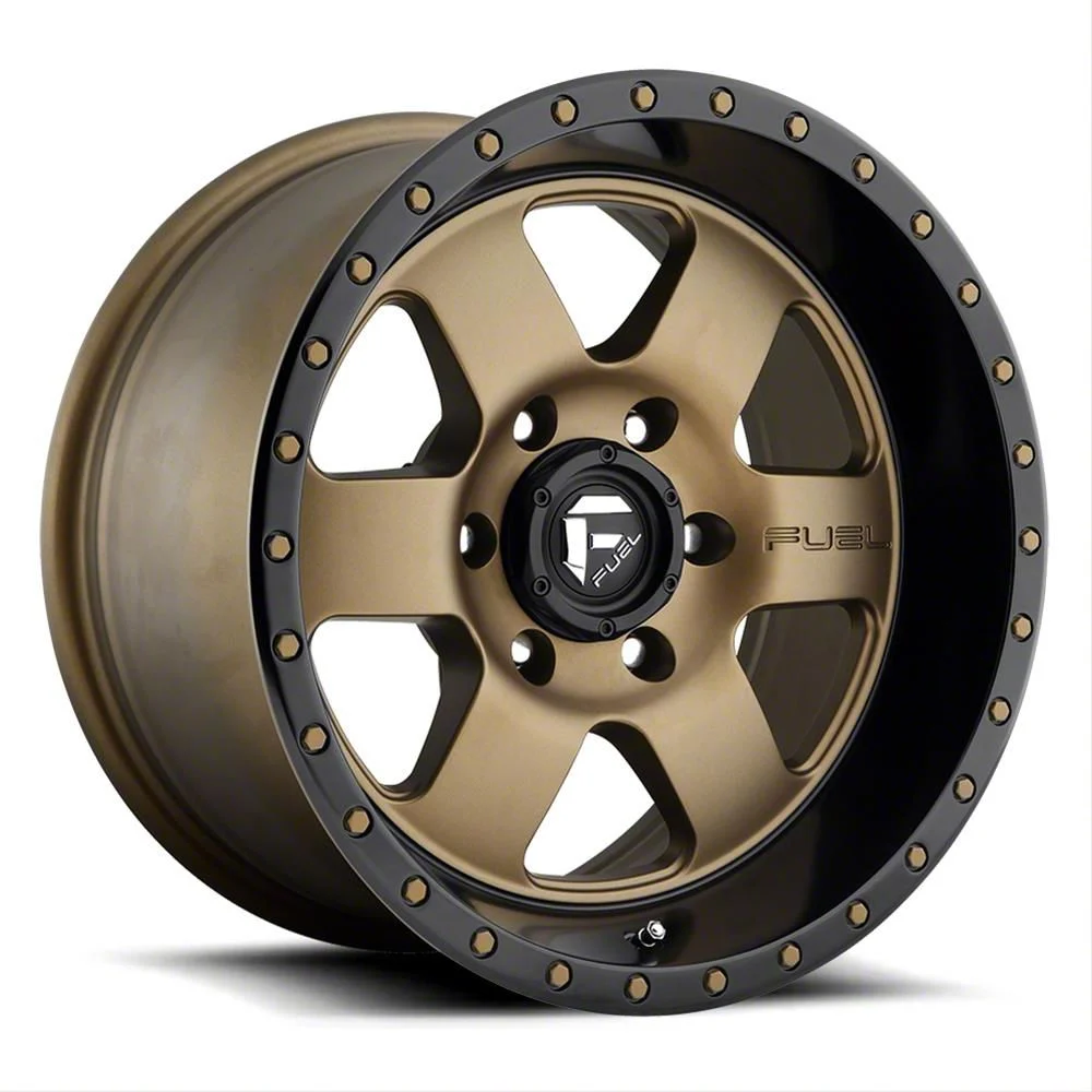 Fuel Wheels Podium Matte Bronze 6-Lug Wheel; 17x9; -12mm Offset (15-20 Tahoe)