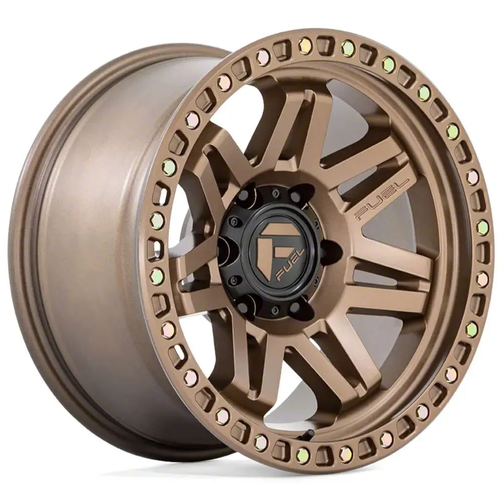 Fuel Wheels Syndicate Full Matte Bronze 6-Lug Wheel; 17x9; -12mm Offset (15-20 Tahoe)