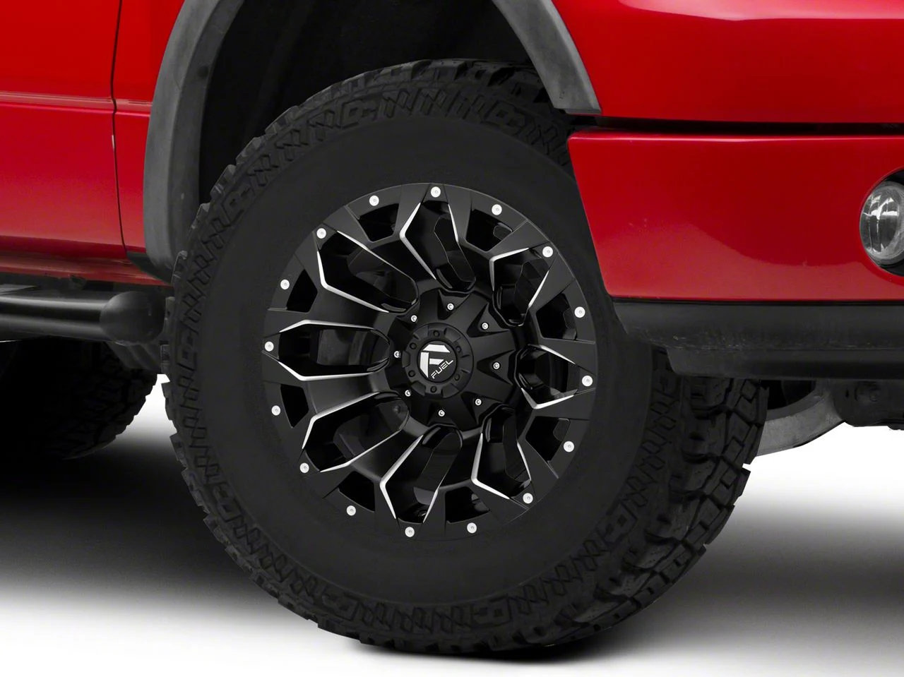 Fuel Wheels Assault Satin Black Milled 6-Lug Wheel; 17x8.5; 25mm Offset (04-08 F-150)
