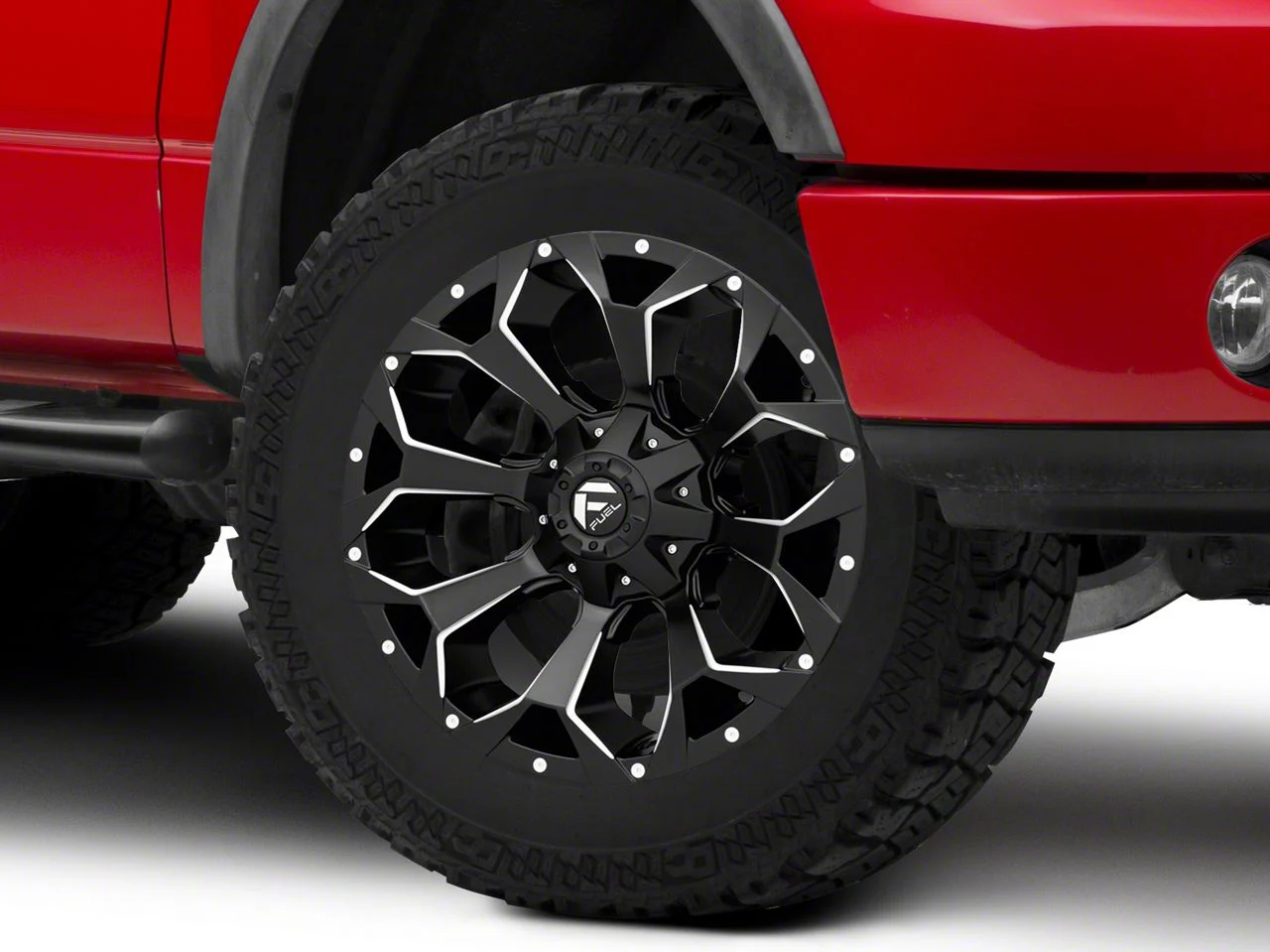 Fuel Wheels Assault Satin Black Milled 6-Lug Wheel; 20x9; 1mm Offset (04-08 F-150)