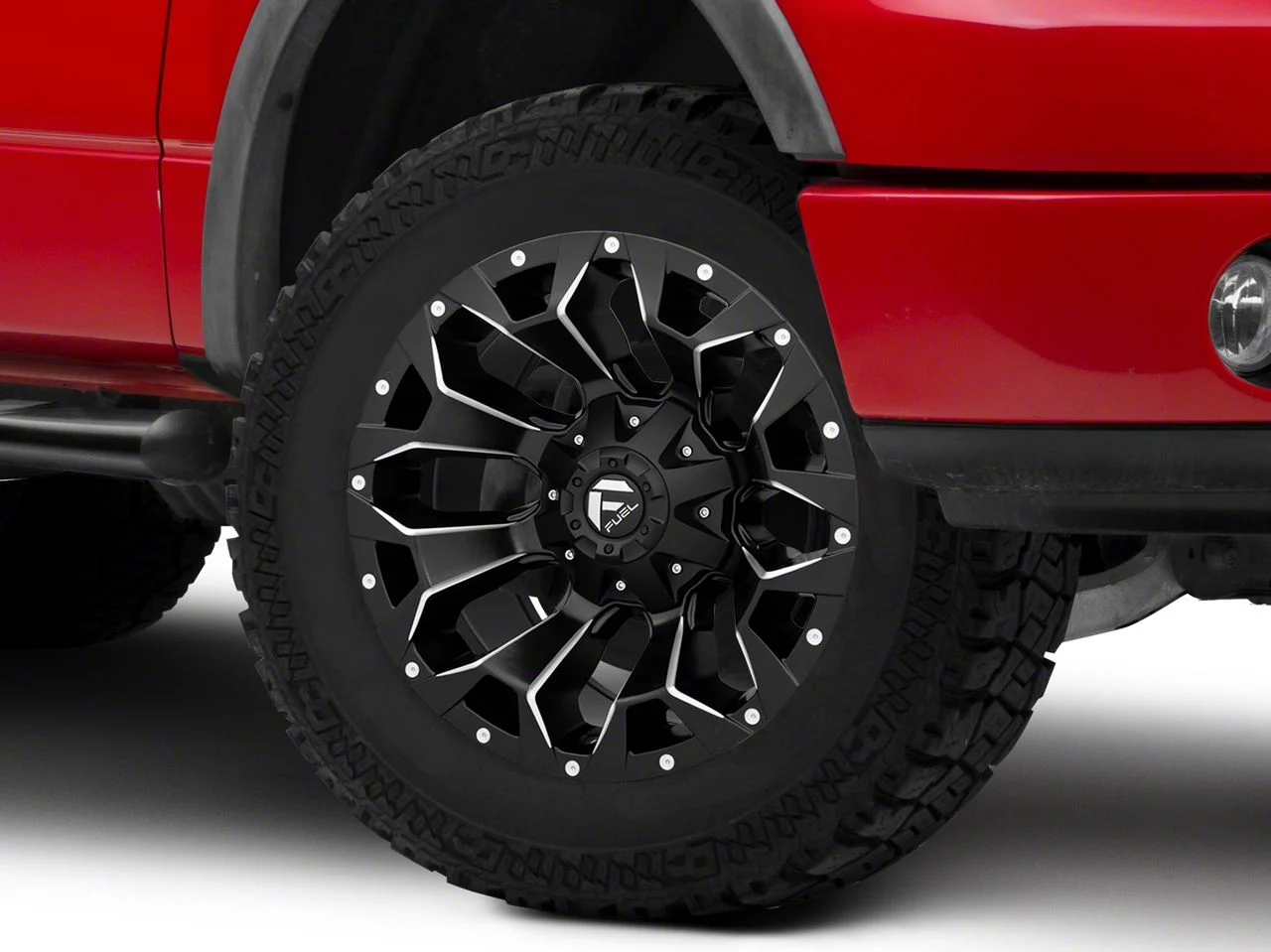 Fuel Wheels Assault Satin Black Milled 6-Lug Wheel; 20x9; 20mm Offset (04-08 F-150)