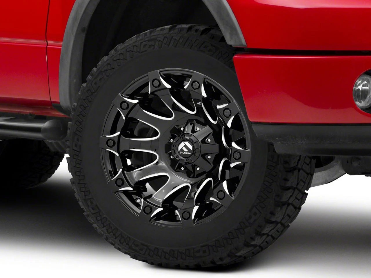 Fuel Wheels Battle Axe Gloss Black Milled 6-Lug Wheel; 20x9; 20mm Offset (04-08 F-150)