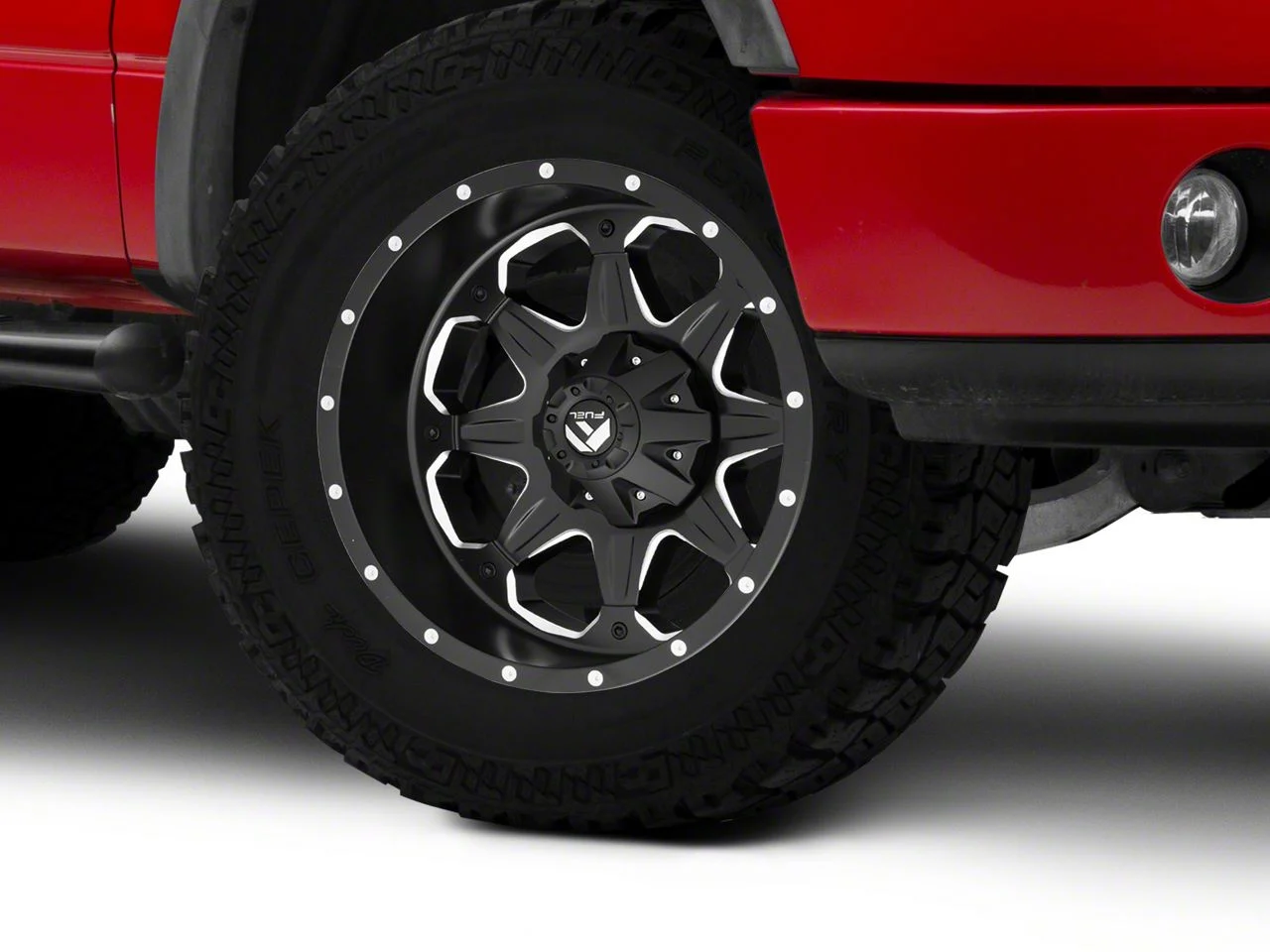 Fuel Wheels Boost Matte Black Milled 6-Lug Wheel; 20x9; -12mm Offset (04-08 F-150)