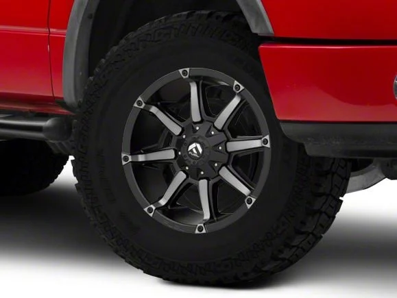 Fuel Wheels Coupler Matte Black Machined 6-Lug Wheel; 20x9; 20mm Offset (04-08 F-150)