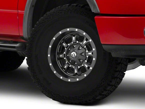 Fuel Wheels Krank Matte Black Milled 6-Lug Wheel; 17x9; 20mm Offset (04-08 F-150)