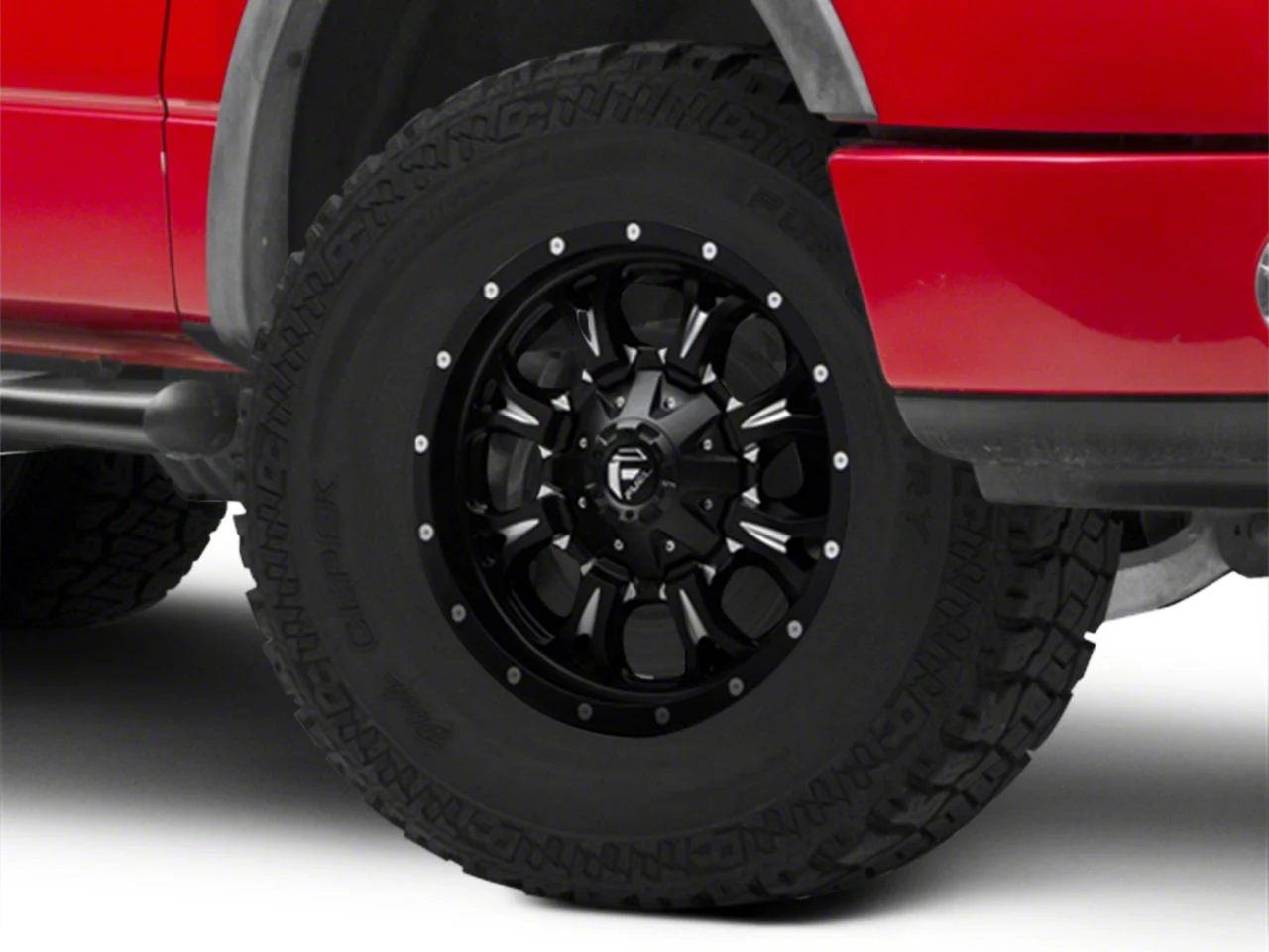 Fuel Wheels Krank Matte Black Milled 6-Lug Wheel; 18x9; 20mm Offset (04-08 F-150)