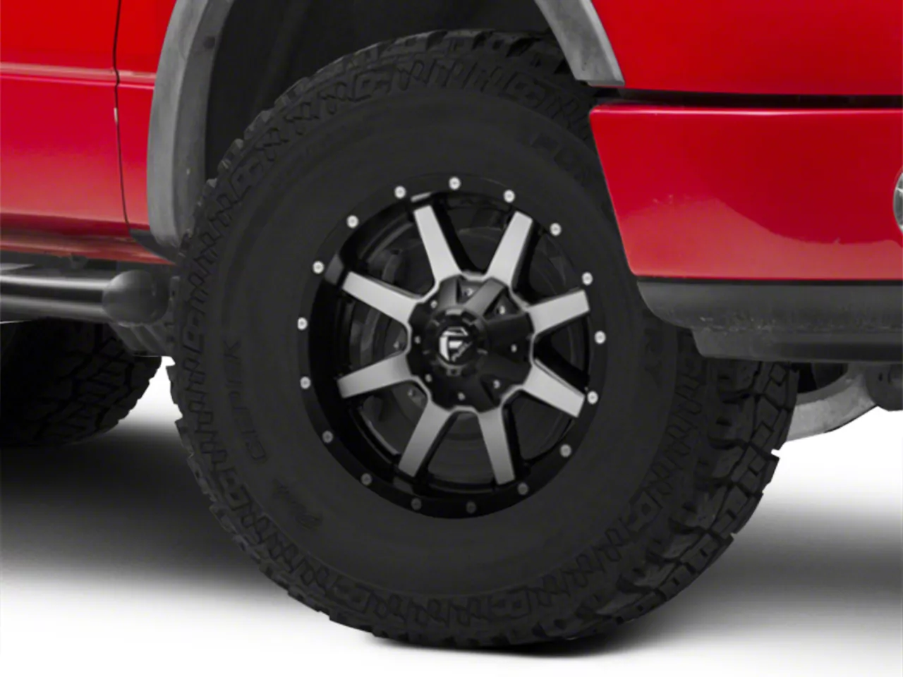 Fuel Wheels Maverick Matte Black Machined 6-Lug Wheel; 18x9; 20mm Offset (04-08 F-150)