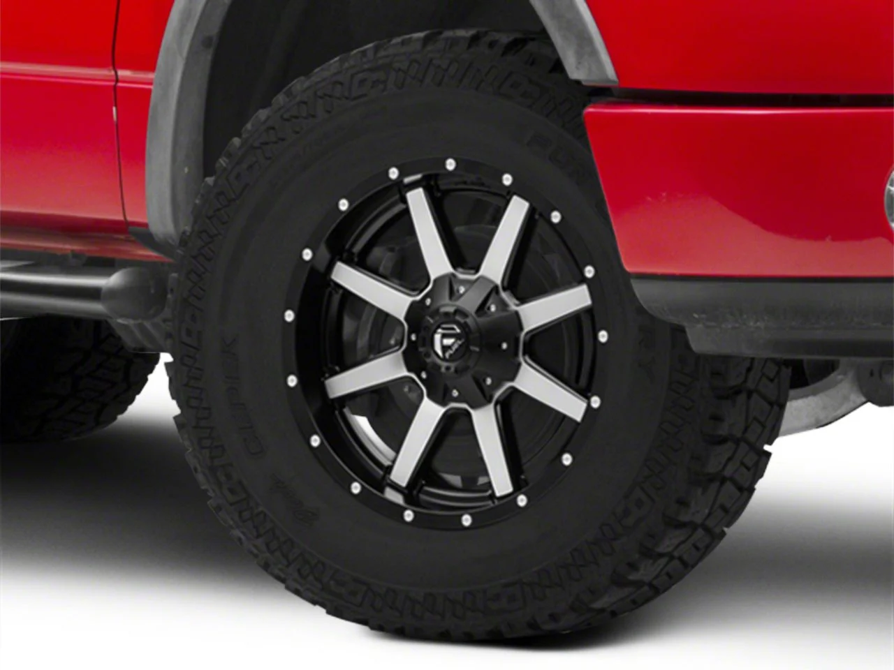 Fuel Wheels Maverick Matte Black Machined 6-Lug Wheel; 20x9; 1mm Offset (04-08 F-150)