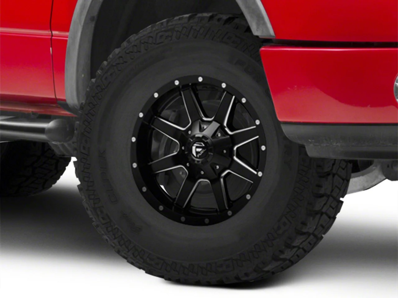 Fuel Wheels Maverick Matte Black Milled 6-Lug Wheel; 18x9; 1mm Offset (04-08 F-150)