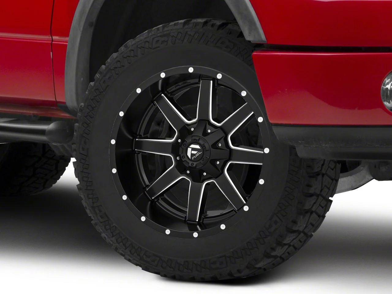 Fuel Wheels Maverick Matte Black Milled 6-Lug Wheel; 20x10; -24mm Offset (04-08 F-150)