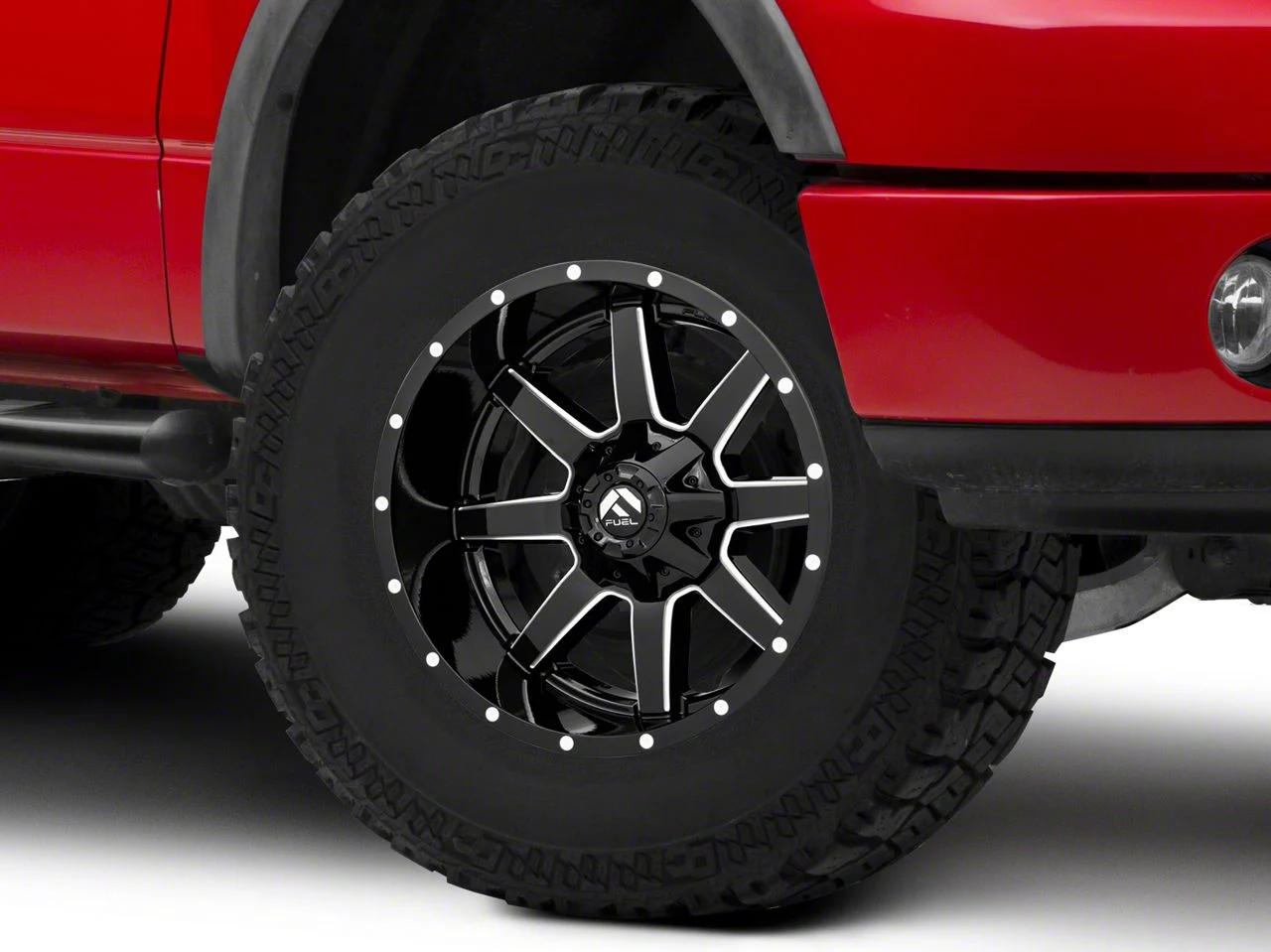 Fuel Wheels Maverick Gloss Black Milled 6-Lug Wheel; 17x9; -12mm Offset (04-08 F-150)