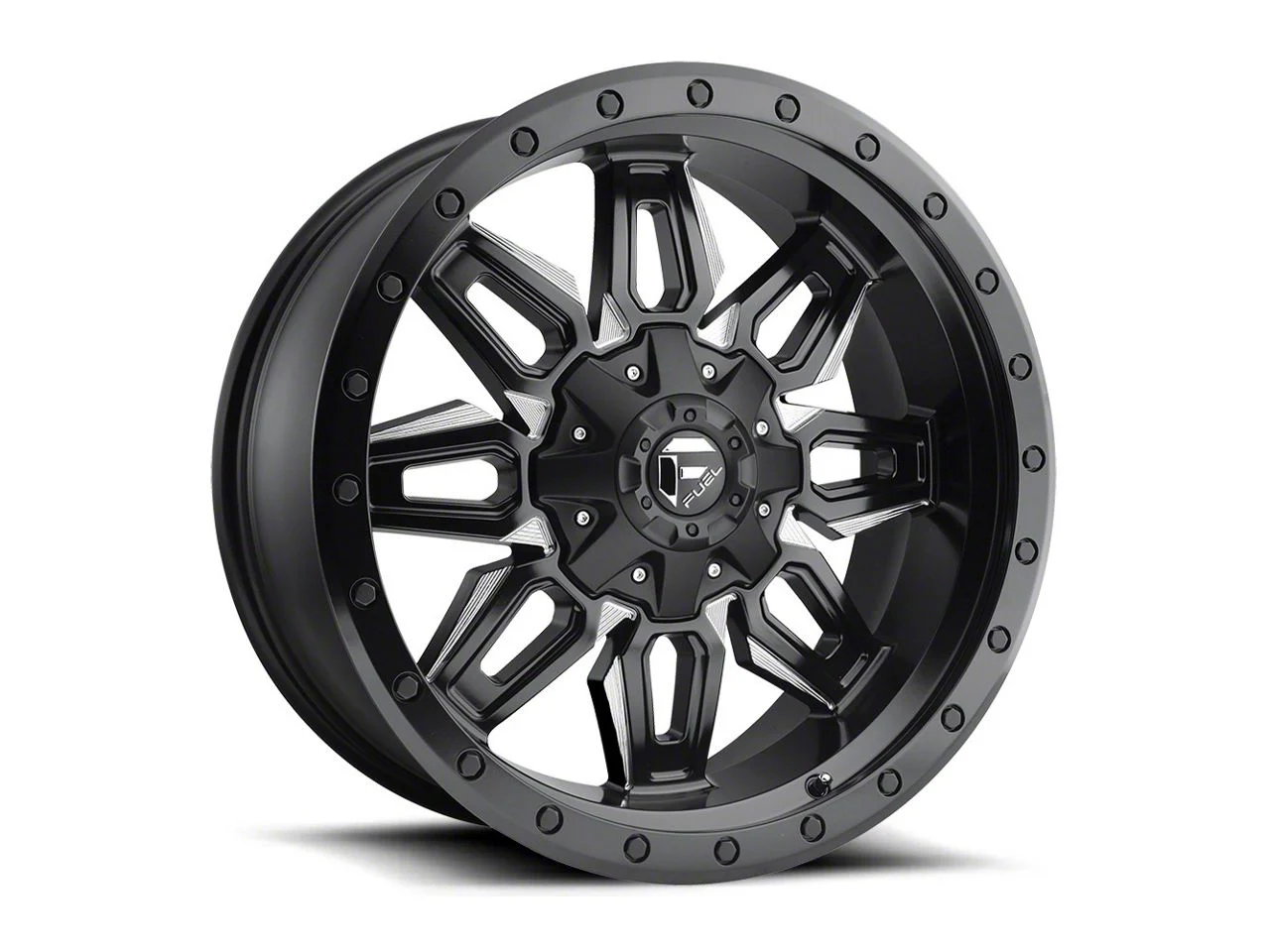 Fuel Wheels Neutron Matte Black Milled 6-Lug Wheel; 20x9; 20mm Offset (04-08 F-150)