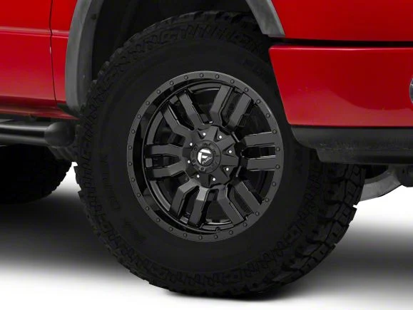 Fuel Wheels Sledge Matte Black 6-Lug Wheel; 20x9; 20mm Offset (04-08 F-150)