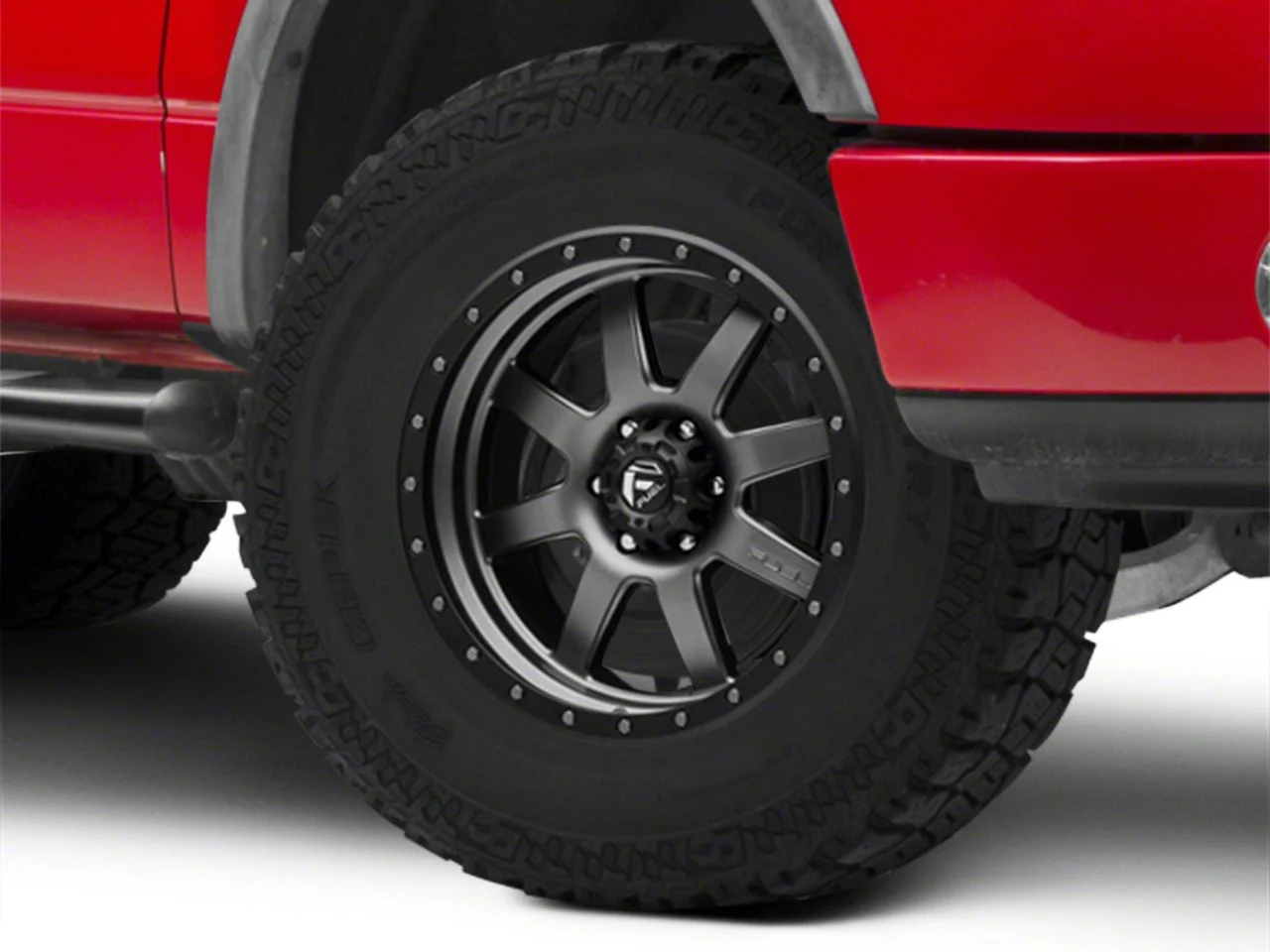 Fuel Wheels Trophy Matte Anthracite with Black Ring 6-Lug Wheel; 20x9; 1mm Offset (04-08 F-150)