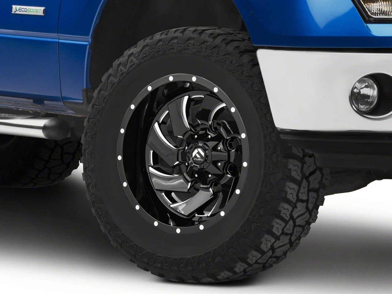 Fuel Wheels Cleaver Gloss Black Milled 6-Lug Wheel; 18x9; 1mm Offset (09-14 F-150)