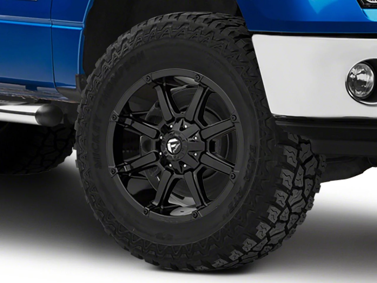 Fuel Wheels Coupler Gloss Black 6-Lug Wheel; 20x9; 20mm Offset (09-14 F-150)