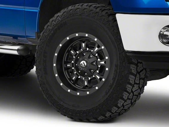 Fuel Wheels Krank Matte Black Milled 6-Lug Wheel; 17x9; -12mm Offset (09-14 F-150)