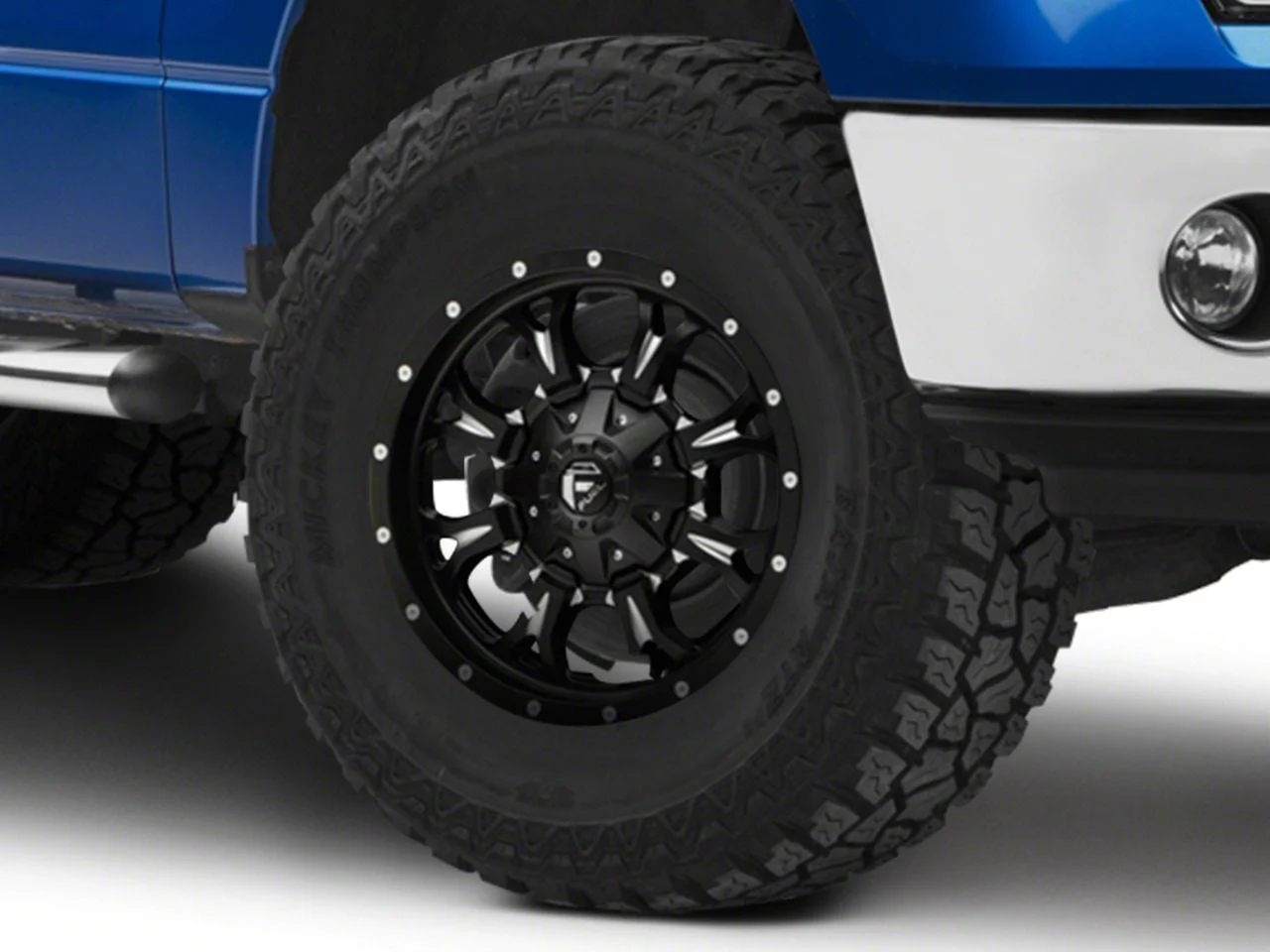 Fuel Wheels Krank Matte Black Milled 6-Lug Wheel; 18x9; 20mm Offset (09-14 F-150)