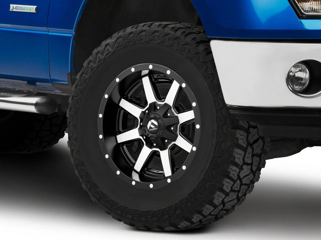 Fuel Wheels Maverick Matte Black Machined 6-Lug Wheel; 17x9; -12mm Offset (09-14 F-150)