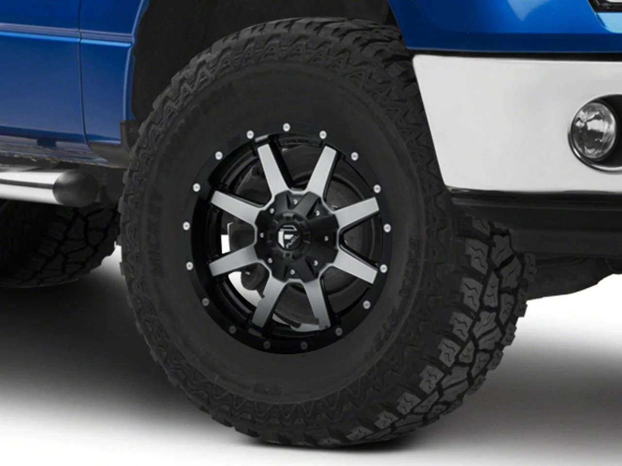 Fuel Wheels Maverick Matte Black Machined 6-Lug Wheel; 18x9; 20mm Offset (09-14 F-150)