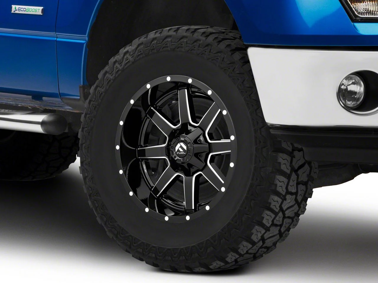 Fuel Wheels Maverick Gloss Black Milled 6-Lug Wheel; 17x9; -12mm Offset (09-14 F-150)