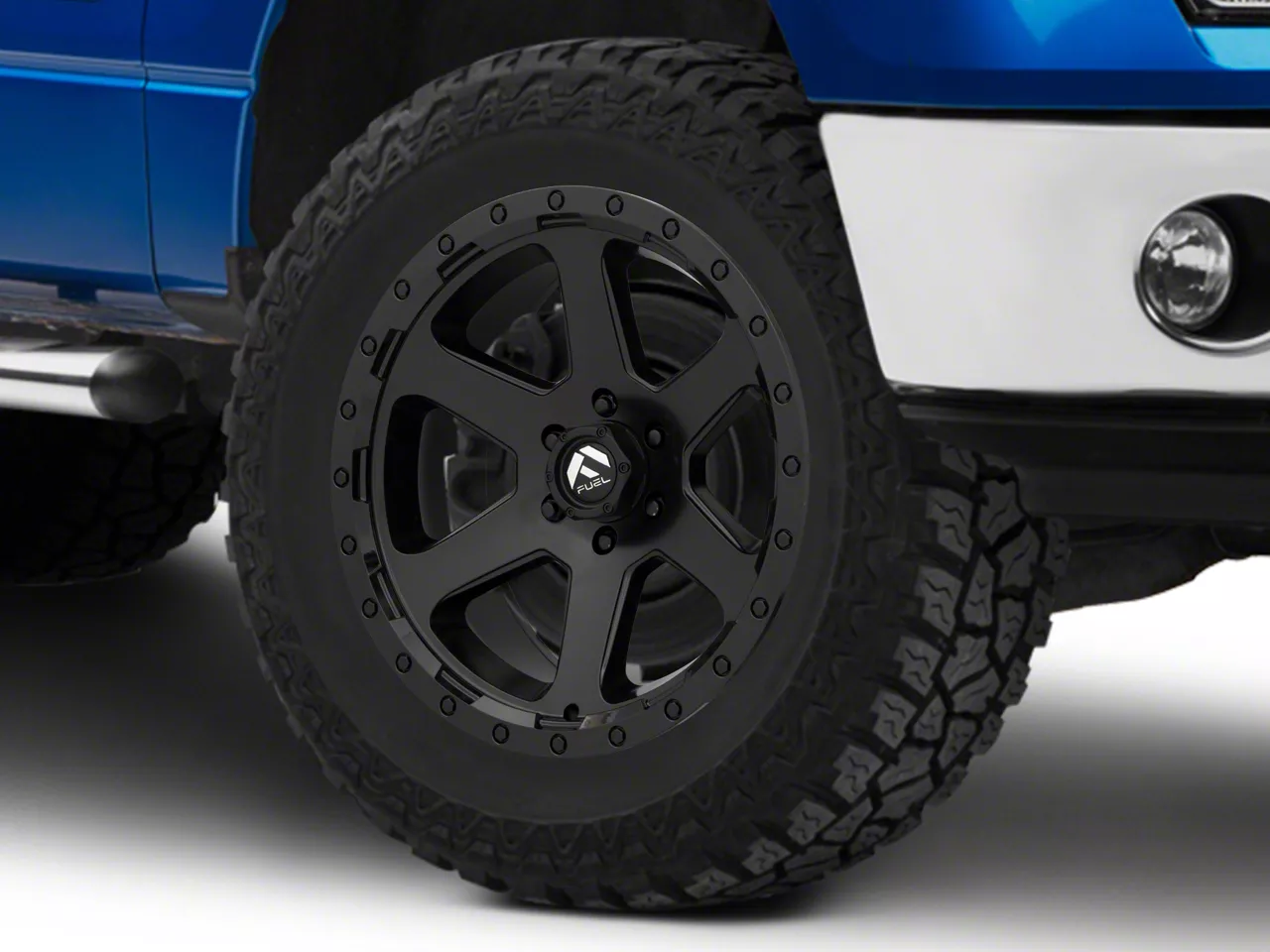 Fuel Wheels Ripper Matte Black 6-Lug Wheel; 20x9; 20mm Offset (09-14 F-150)