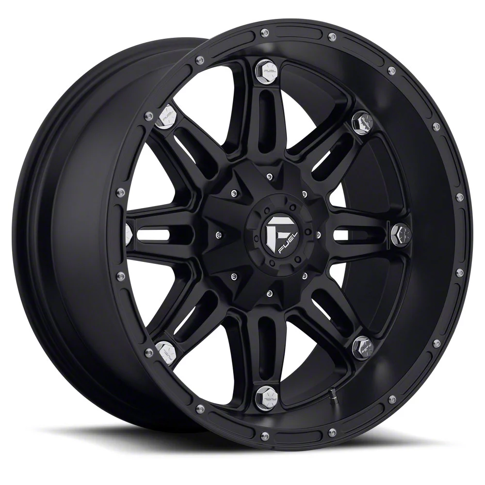 Fuel Wheels Hostage Matte Black 8-Lug Wheel; 18x12; -44mm Offset (11-16 F-250 Super Duty)