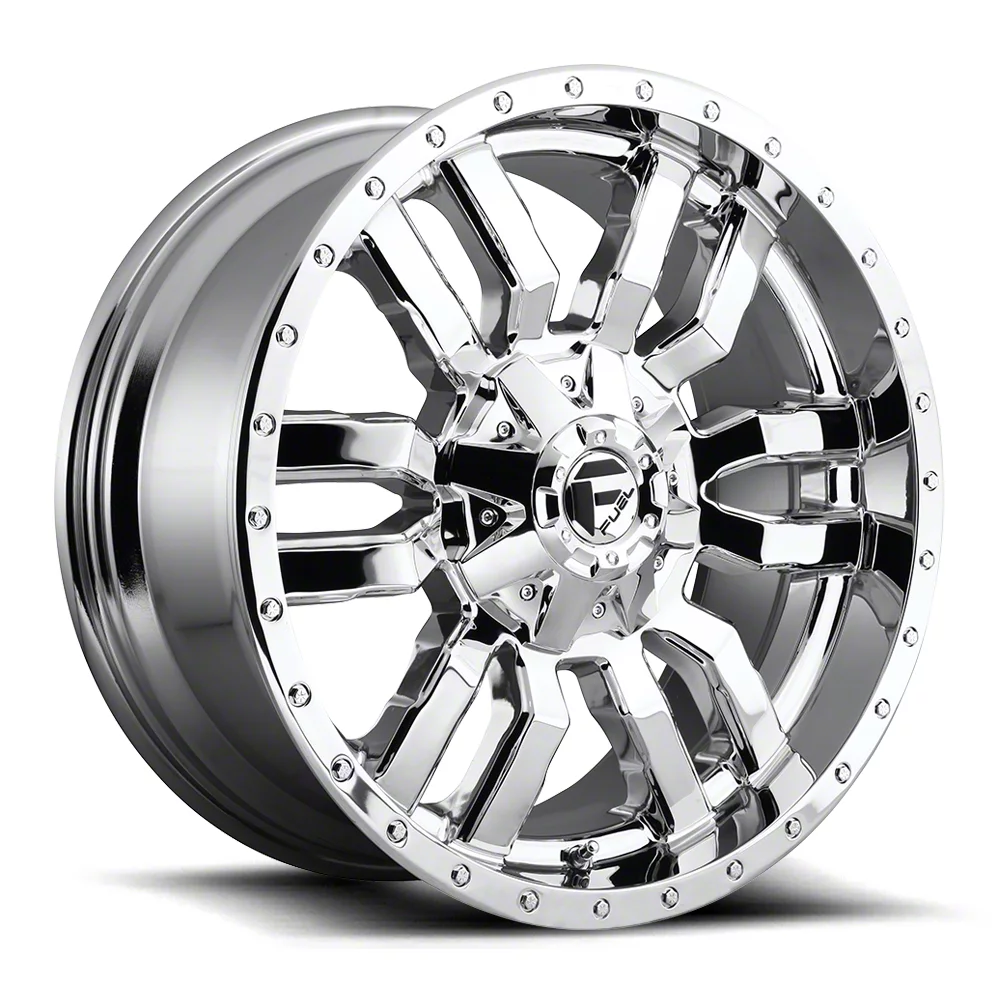 Fuel Wheels Sledge Chrome 8-Lug Wheel; 20x10; -18mm Offset (11-16 F-250 Super Duty)