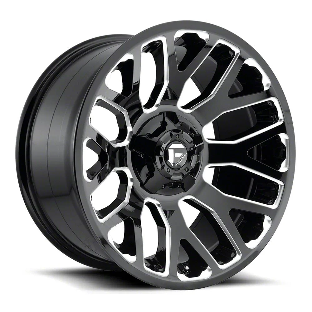 Fuel Wheels Warrior Gloss Black Milled 8-Lug Wheel; 20x10; -18mm Offset (11-16 F-250 Super Duty)