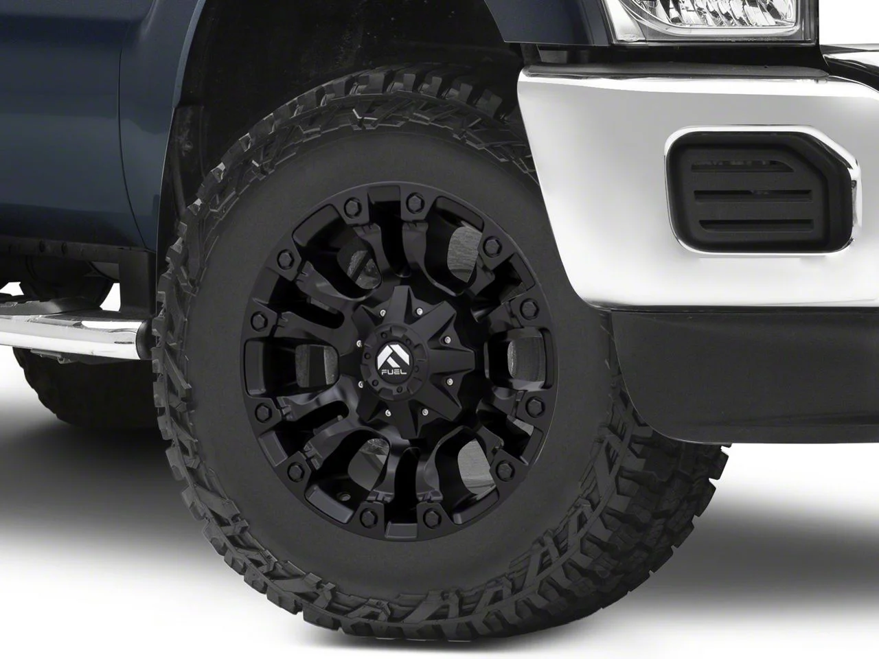Fuel Wheels Vapor Matte Black 8-Lug Wheel; 18x9; 1mm Offset (11-16 F-350 Super Duty SRW)