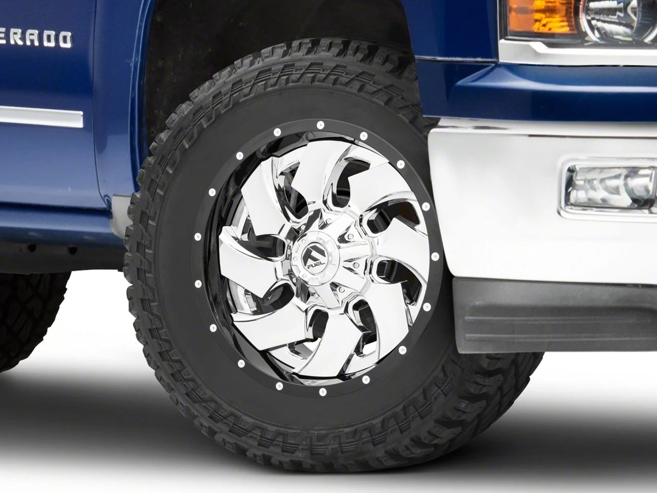 Fuel Wheels Cleaver Chrome 6-Lug Wheel; 20x9; 20mm Offset (14-18 Silverado 1500)