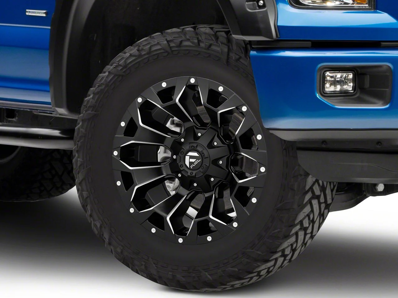 Fuel Wheels Assault Satin Black Milled 6-Lug Wheel; 20x9; 20mm Offset (15-20 F-150)