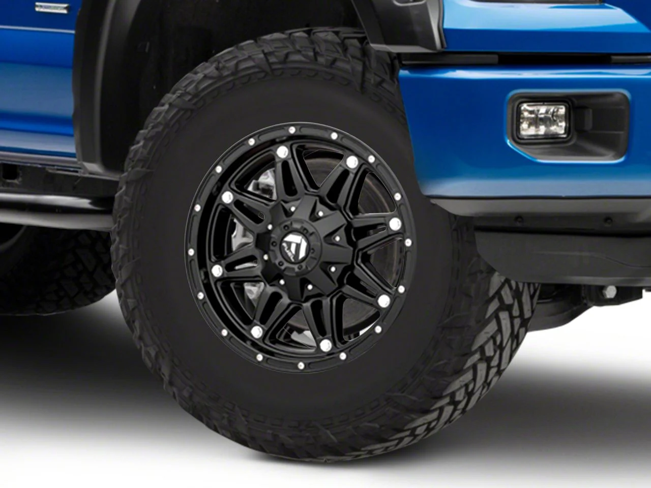 Fuel Wheels Hostage Matte Black 6-Lug Wheel; 17x9; 1mm Offset (15-20 F-150)