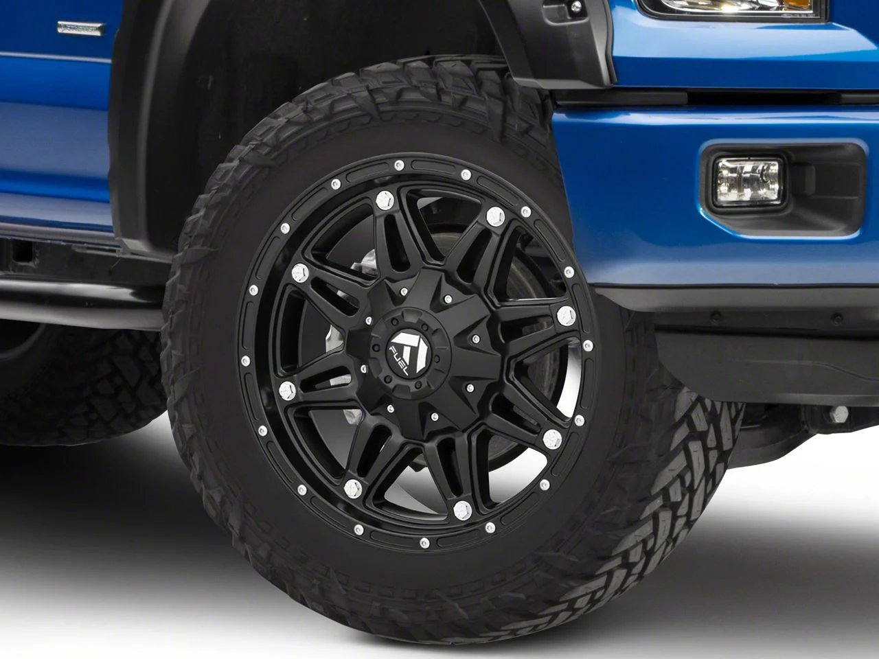 Fuel Wheels Hostage Matte Black 6-Lug Wheel; 22x9.5; 19mm Offset (15-20 F-150)