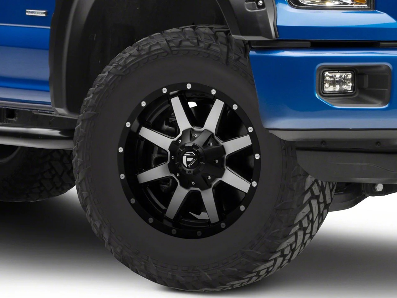 Fuel Wheels Maverick Matte Black Machined 6-Lug Wheel; 18x9; 1mm Offset (15-20 F-150)