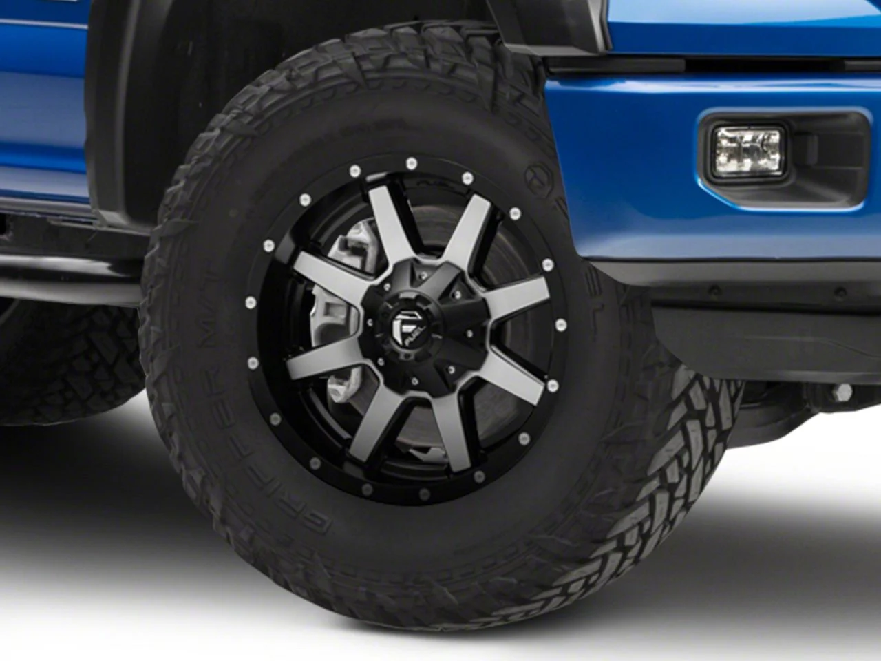 Fuel Wheels Maverick Matte Black Machined 6-Lug Wheel; 18x9; 20mm Offset (15-20 F-150)