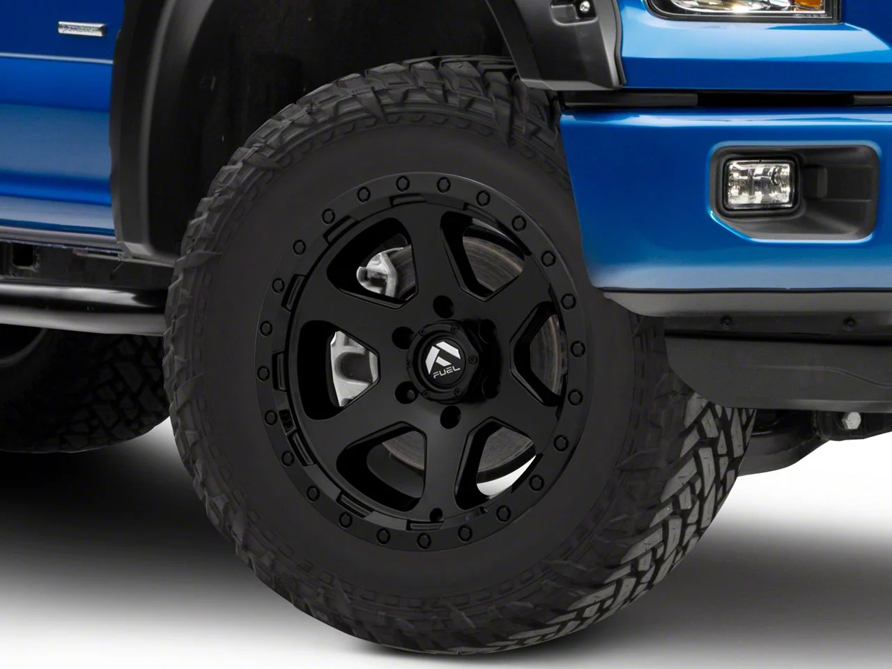 Fuel Wheels Maverick Matte Black Milled 6-Lug Wheel; 20x9; 1mm Offset (15-20 F-150)