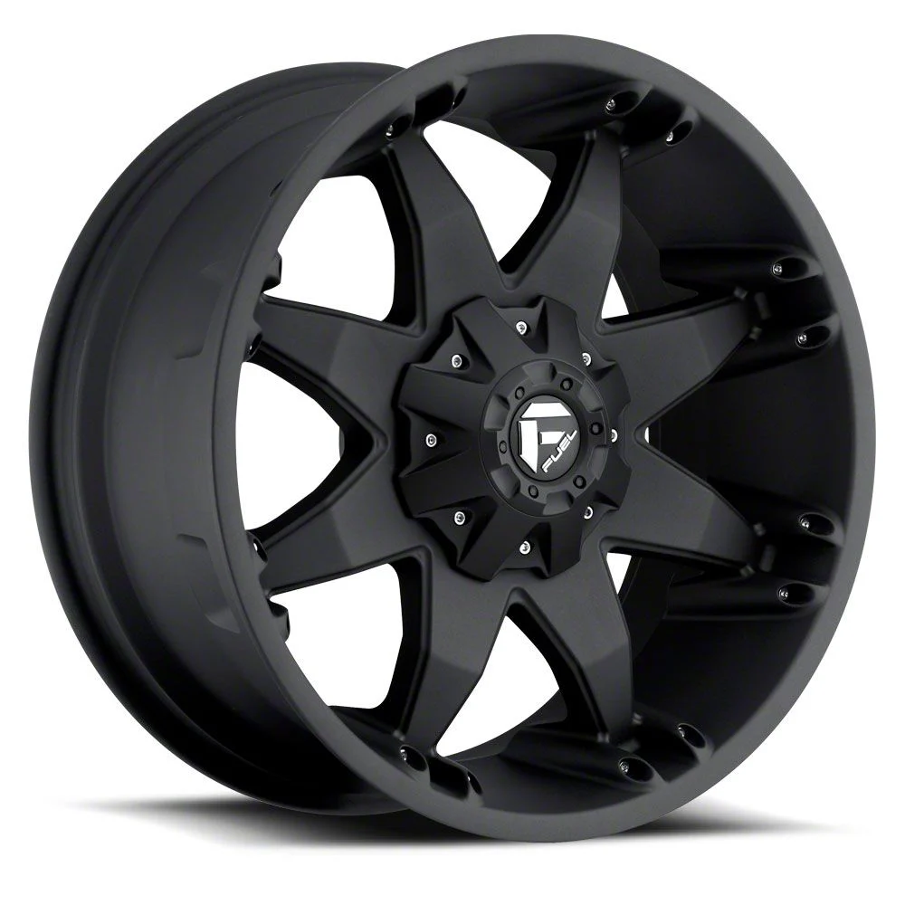 Fuel Wheels Octane Matte Black 8-Lug Wheel; 20x9; 1mm Offset (17-22 F-350 Super Duty SRW)