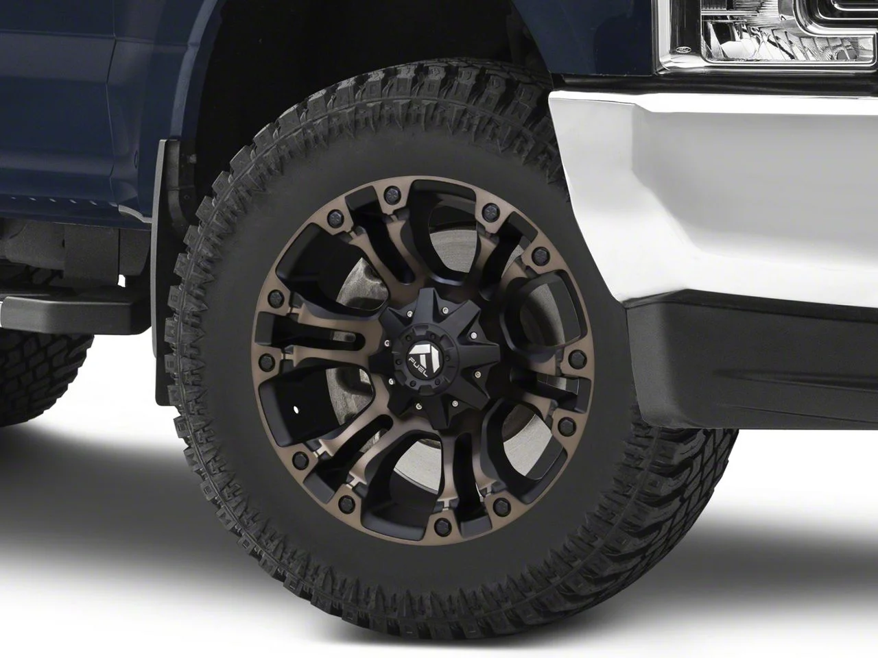 Fuel Wheels Vapor Matte Black Double Dark Tint 8-Lug Wheel; 20x9; 1mm Offset (17-22 F-350 Super Duty SRW)