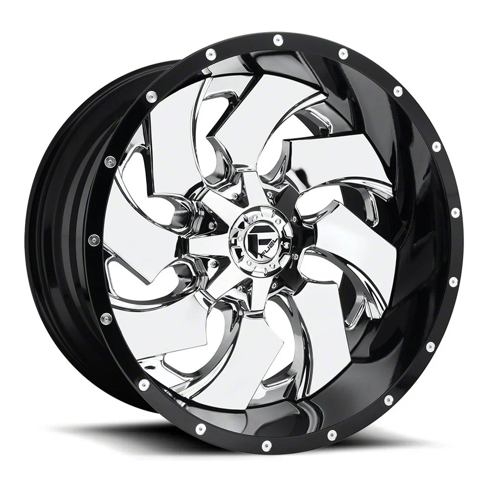 Fuel Wheels Cleaver Chrome 8-Lug Wheel; 20x10; -19mm Offset (17-22 F-250 Super Duty)
