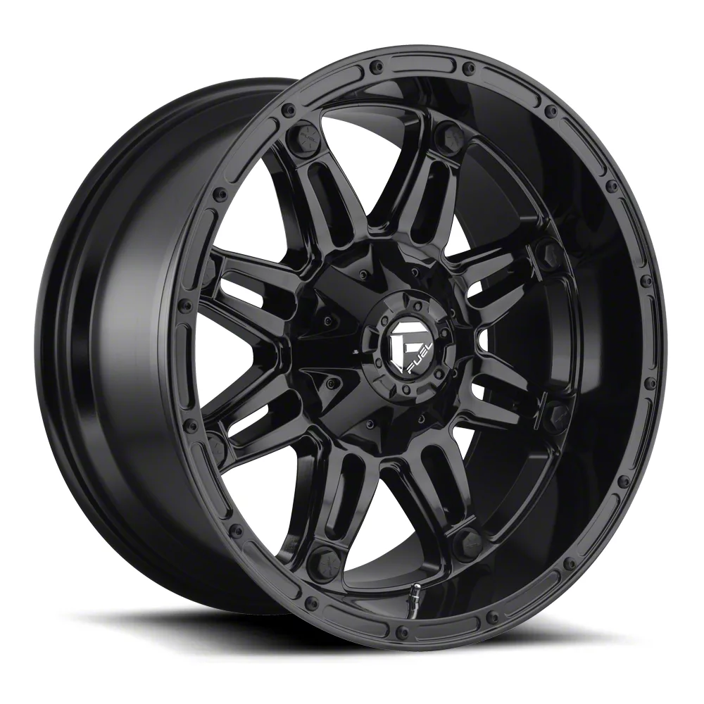 Fuel Wheels Hostage Gloss Black 8-Lug Wheel; 20x9; 1mm Offset (17-22 F-250 Super Duty)