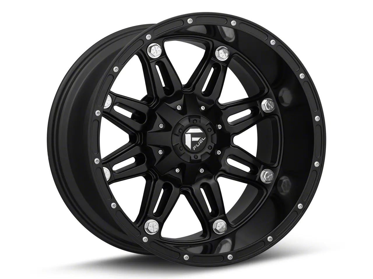 Fuel Wheels Hostage Matte Black 8-Lug Wheel; 20x12; -44mm Offset (17-22 F-250 Super Duty)